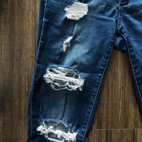 Garage High Waisted Ripped Jeans - Picture 6 of 10